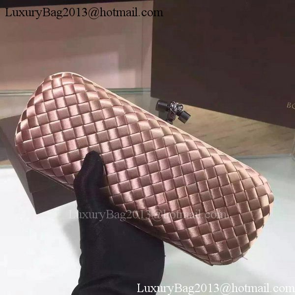 Bottega Veneta STRETCH Knot Sheepskin Leather Clutch BV8651 Light Gold Bottega Veneta STRETCH Knot Sheepskin Leather Clutch BV8651 Light Gold