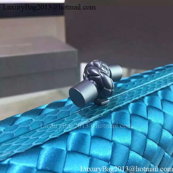 Bottega Veneta STRETCH Knot Sheepskin Leather Clutch BV8651 SkyBlue Bottega Veneta STRETCH Knot Sheepskin Leather Clutch BV8651 SkyBlue