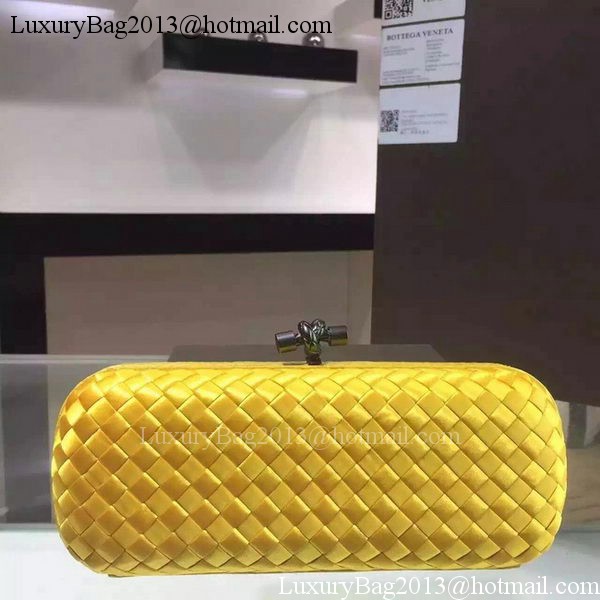 Bottega Veneta STRETCH Knot Sheepskin Leather Clutch BV8651 Yellow Bottega Veneta STRETCH Knot Sheepskin Leather Clutch BV8651 Yellow