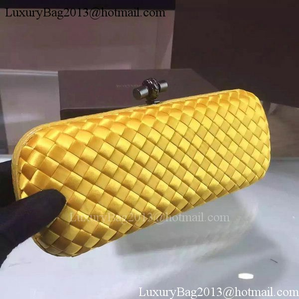 Bottega Veneta STRETCH Knot Sheepskin Leather Clutch BV8651 Yellow Bottega Veneta STRETCH Knot Sheepskin Leather Clutch BV8651 Yellow