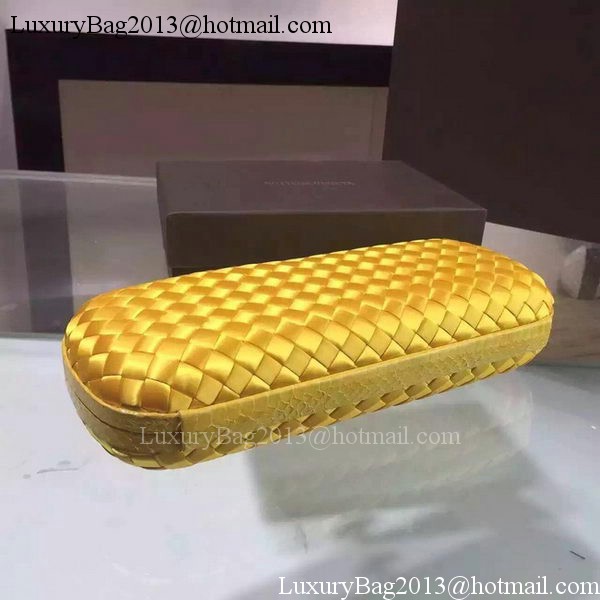 Bottega Veneta STRETCH Knot Sheepskin Leather Clutch BV8651 Yellow Bottega Veneta STRETCH Knot Sheepskin Leather Clutch BV8651 Yellow