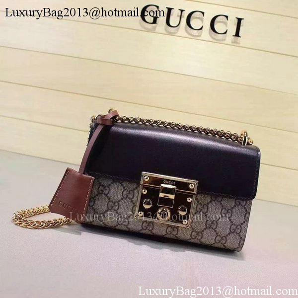 Gucci Padlock GG Supreme Shoulder Bags 409487 Brown Gucci Padlock GG Supreme Shoulder Bags 409487 Brown