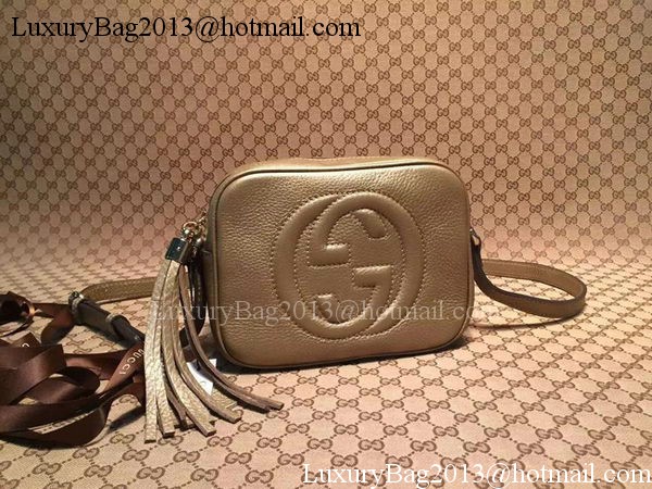 Gucci Soho Calfskin Leather Disco Bag 308364 Gold Gucci Soho Calfskin Leather Disco Bag 308364 Gold