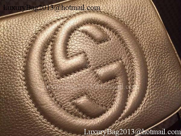 Gucci Soho Calfskin Leather Disco Bag 308364 Gold Gucci Soho Calfskin Leather Disco Bag 308364 Gold