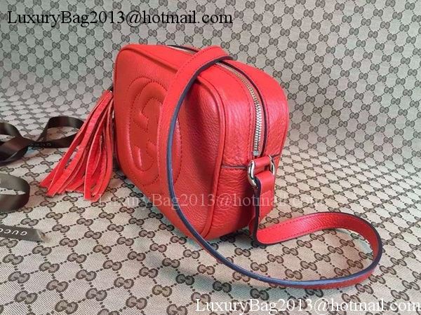 Gucci Soho Calfskin Leather Disco Bag 308364 Red Gucci Soho Calfskin Leather Disco Bag 308364 Red