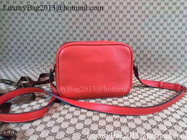 Gucci Soho Calfskin Leather Disco Bag 308364 Red Gucci Soho Calfskin Leather Disco Bag 308364 Red