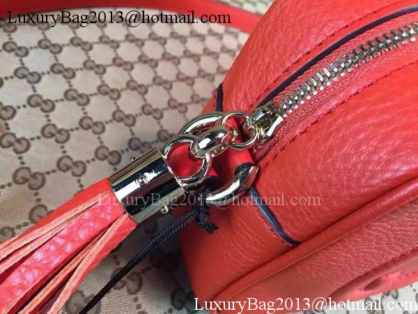 Gucci Soho Calfskin Leather Disco Bag 308364 Red Gucci Soho Calfskin Leather Disco Bag 308364 Red
