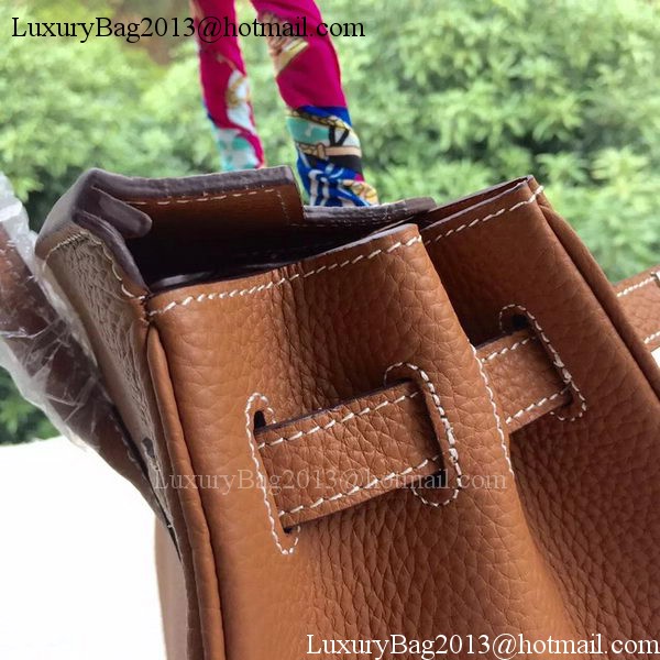 Hermes Birkin 30CM Tote Bags Brown Calfskin Leather BK30 Silver Hermes Birkin 30CM Tote Bags Brown Calfskin Leather BK30 Silver