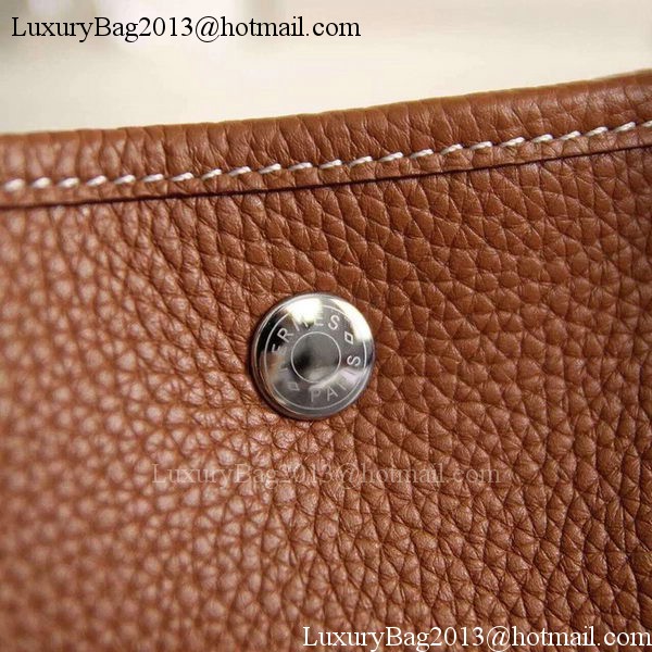 Hermes Garden Party 36cm 30cm Tote Bag Original Leather Brown Hermes Garden Party 36cm 30cm Tote Bag Original Leather Brown