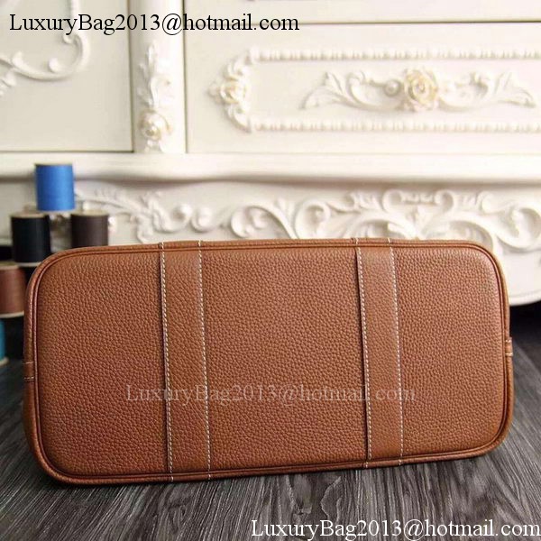 Hermes Garden Party 36cm 30cm Tote Bag Original Leather Brown Hermes Garden Party 36cm 30cm Tote Bag Original Leather Brown