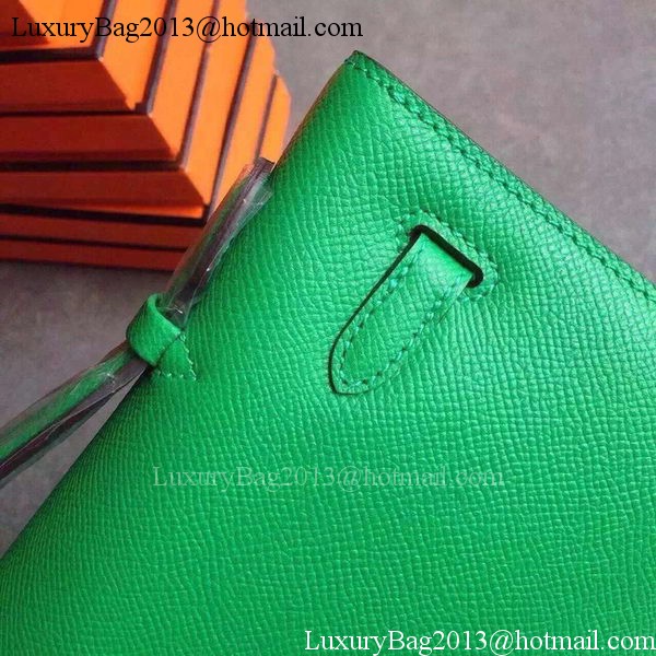 Hermes Kelly 31cm Clutch Epsom Leather KL31 Green Hermes Kelly 31cm Clutch Epsom Leather KL31 Green