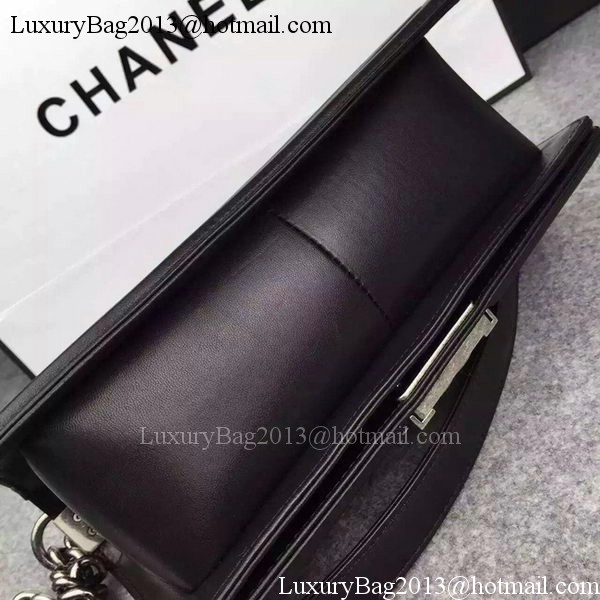 Boy Chanel Flap Bag Original Chevron Nubuck Leather A5708 Black Boy Chanel Flap Bag Original Chevron Nubuck Leather A5708 Black