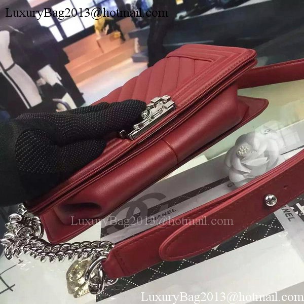 Boy Chanel Flap Bag Original Chevron Nubuck Leather A5708 Burgundy Boy Chanel Flap Bag Original Chevron Nubuck Leather A5708 Burgundy