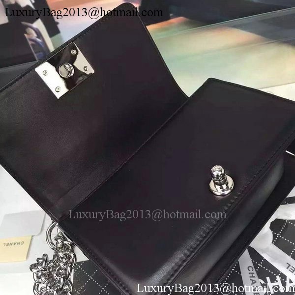 Boy Chanel mini Flap Bag Original Chevron Nubuck Leather A5707 Black Boy Chanel mini Flap Bag Original Chevron Nubuck Leather A5707 Black