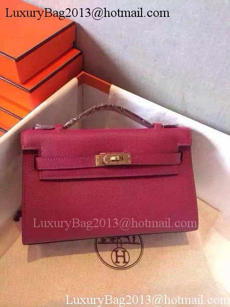 Hermes MINI Kelly 22cm Tote Bag Calfskin Leather K22 Peach Hermes MINI Kelly 22cm Tote Bag Calfskin Leather K22 Peach