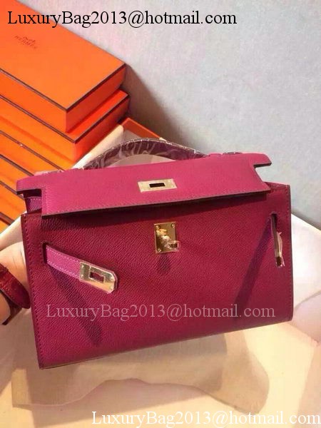 Hermes MINI Kelly 22cm Tote Bag Calfskin Leather K22 Peach Hermes MINI Kelly 22cm Tote Bag Calfskin Leather K22 Peach