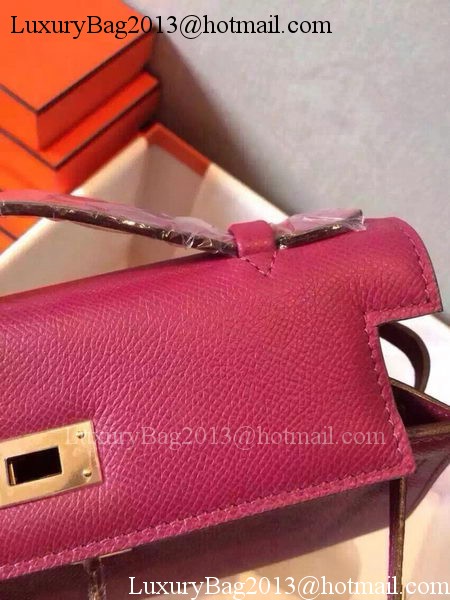 Hermes MINI Kelly 22cm Tote Bag Calfskin Leather K22 Peach Hermes MINI Kelly 22cm Tote Bag Calfskin Leather K22 Peach