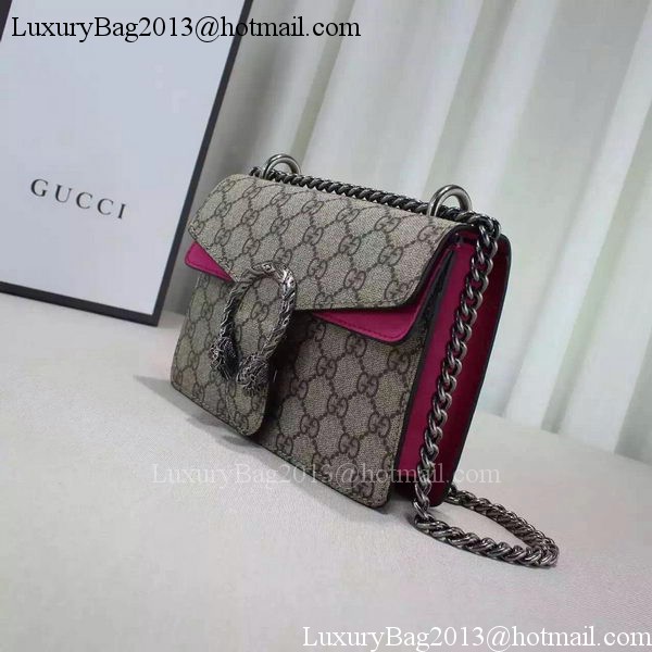Gucci Dionysus GG Supreme Shoulder Bag 421970 Rose Gucci Dionysus GG Supreme Shoulder Bag 421970 Rose