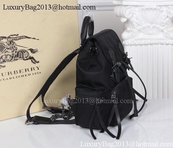 Burberry Backpack Fabric BU40166 Black Burberry Backpack Fabric BU40166 Black