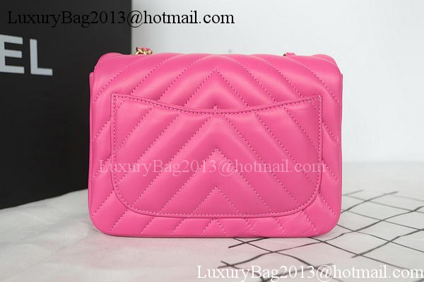 Chanel Classic MINI Flap Bag Sheepskin Leather A1115 Rose Chanel Classic MINI Flap Bag Sheepskin Leather A1115 Rose