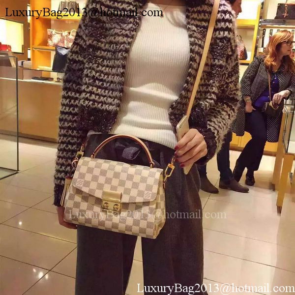 Louis Vuitton Damier Azur Canvas CROISETTE Bag N41581 Louis Vuitton Damier Azur Canvas CROISETTE Bag N41581
