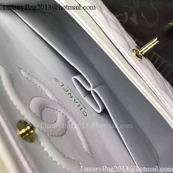 Chanel 2.55 Series Double Flap Bag White Original Patent Leather CF7024 Gold Chanel 2.55 Series Double Flap Bag White Original Patent Leather CF7024 Gold