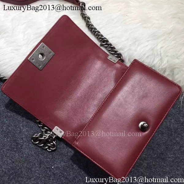 Chanel Boy Flap Shoulder Bag Burgundy Original Sheepskin Leather A67085 Silver Chanel Boy Flap Shoulder Bag Burgundy Original Sheepskin Leather A67085 Silver