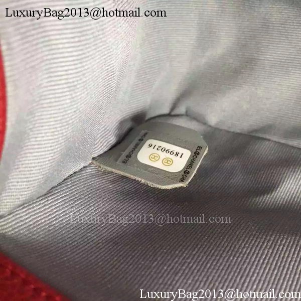 Chanel Boy Flap Shoulder Bag Red Original Calfskin Leather A8708 Silver Chanel Boy Flap Shoulder Bag Red Original Calfskin Leather A8708 Silver