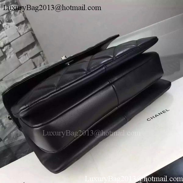 Chanel Classic Top Flap Bag Black Original Leather A98079 Silver Chanel Classic Top Flap Bag Black Original Leather A98079 Silver