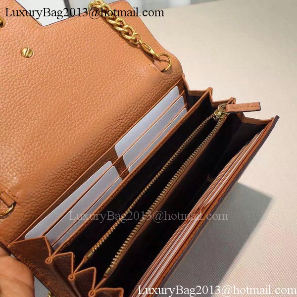 Gucci GG Marmont Leather mini Chain Bag 401232 Wheat Gucci GG Marmont Leather mini Chain Bag 401232 Wheat