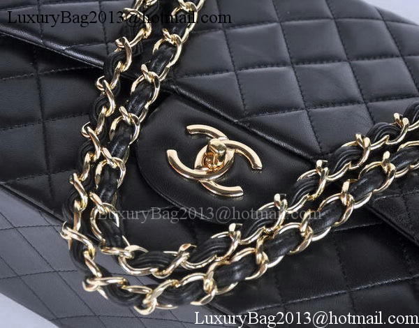 Chanel Maxi Classic Bag A36098 Black Sheepskin Gold Chanel Maxi Classic Bag A36098 Black Sheepskin Gold