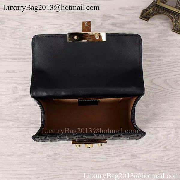 Gucci Padlock Gucci Signature Shoulder Bag 409487 Black Gucci Padlock Gucci Signature Shoulder Bag 409487 Black