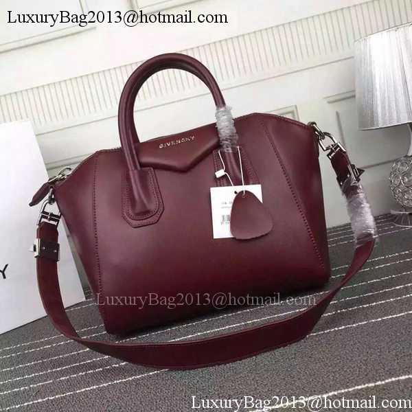 Givenchy Antigona Bag Calfskin Leather G66552 Burgundy Givenchy Antigona Bag Calfskin Leather G66552 Burgundy
