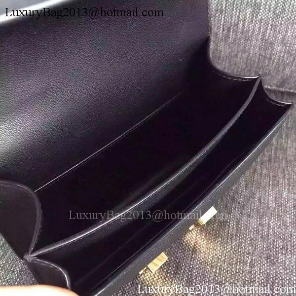 Hermes Constance Bag Calfskin Leather H9999 Black Hermes Constance Bag Calfskin Leather H9999 Black