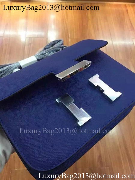 Hermes Constance Bag Calfskin Leather H9999 Blue Hermes Constance Bag Calfskin Leather H9999 Blue