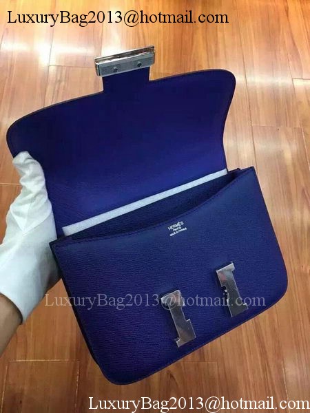 Hermes Constance Bag Calfskin Leather H9999 Blue Hermes Constance Bag Calfskin Leather H9999 Blue