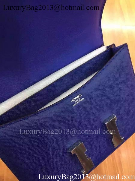 Hermes Constance Bag Calfskin Leather H9999 Blue Hermes Constance Bag Calfskin Leather H9999 Blue