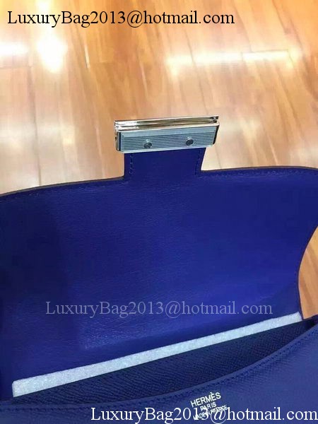 Hermes Constance Bag Calfskin Leather H9999 Blue Hermes Constance Bag Calfskin Leather H9999 Blue