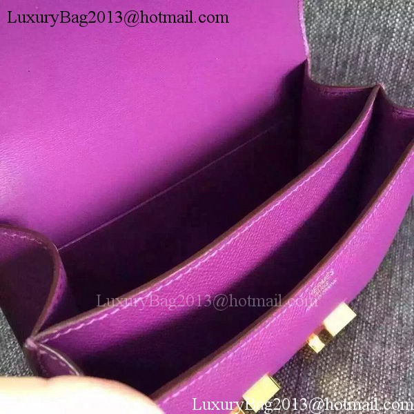 Hermes Constance Bag Calfskin Leather H9999 Purple Hermes Constance Bag Calfskin Leather H9999 Purple