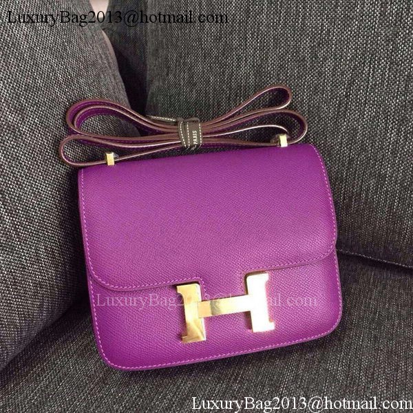 Hermes Constance Bag Calfskin Leather H9999 Purple Hermes Constance Bag Calfskin Leather H9999 Purple