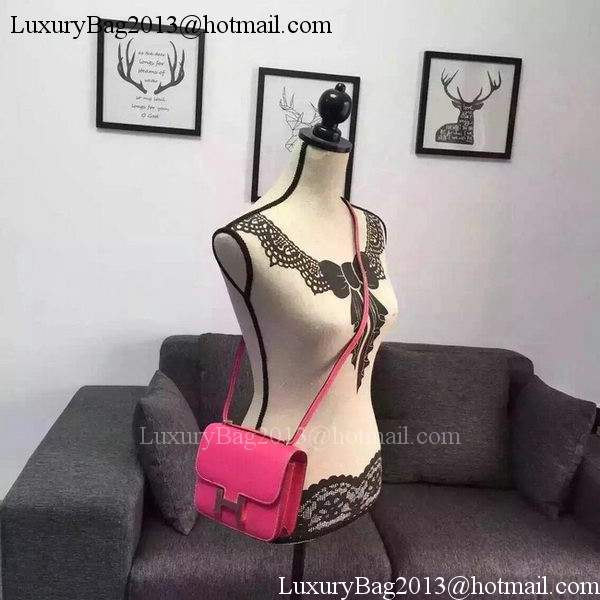 Hermes Constance Bag Calfskin Leather H9999 Rose Hermes Constance Bag Calfskin Leather H9999 Rose