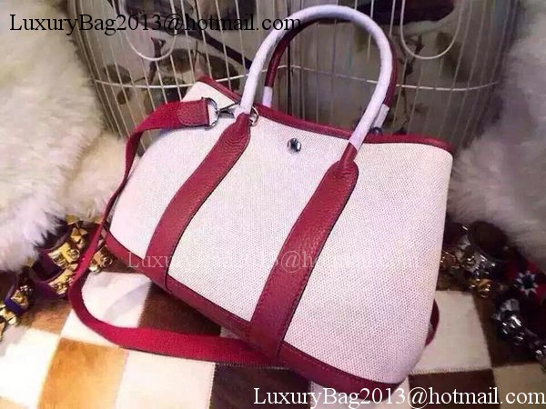 Hermes Garden Party 36cm Tote Bags Canvas HGP1927 Burgundy Hermes Garden Party 36cm Tote Bags Canvas HGP1927 Burgundy