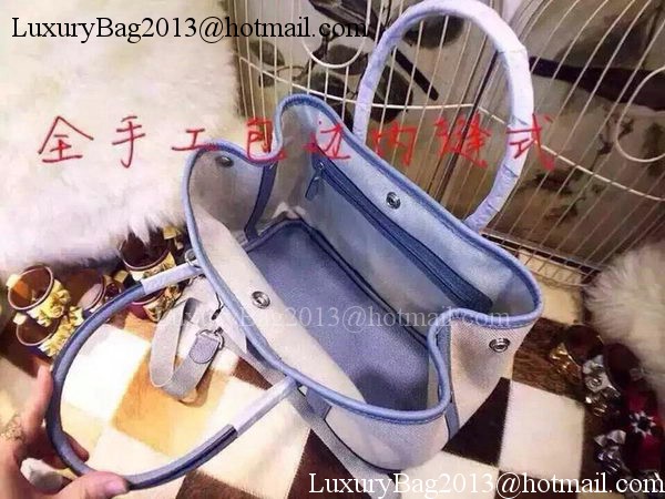 Hermes Garden Party 36cm Tote Bags Canvas HGP1927 Light Blue Hermes Garden Party 36cm Tote Bags Canvas HGP1927 Light Blue