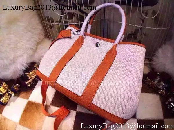 Hermes Garden Party 36cm Tote Bags Canvas HGP1927 Orange Hermes Garden Party 36cm Tote Bags Canvas HGP1927 Orange