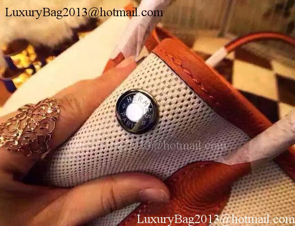 Hermes Garden Party 36cm Tote Bags Canvas HGP1927 Orange Hermes Garden Party 36cm Tote Bags Canvas HGP1927 Orange