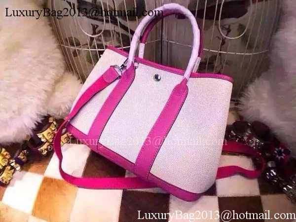 Hermes Garden Party 36cm Tote Bags Canvas HGP1927 Rose Hermes Garden Party 36cm Tote Bags Canvas HGP1927 Rose