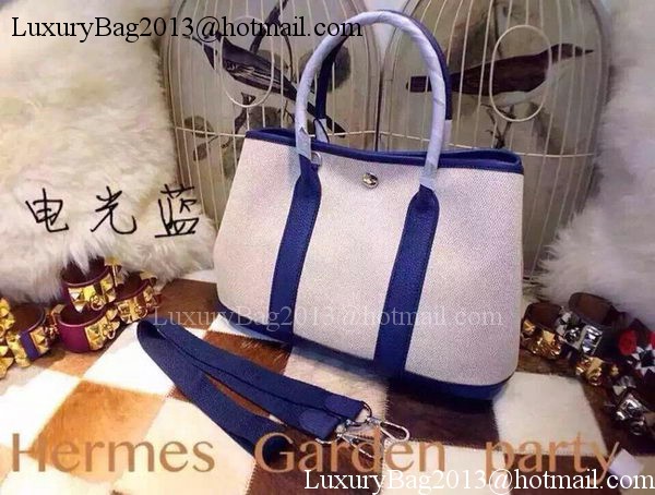 Hermes Garden Party 36cm Tote Bags Canvas HGP1927 Royal Hermes Garden Party 36cm Tote Bags Canvas HGP1927 Royal