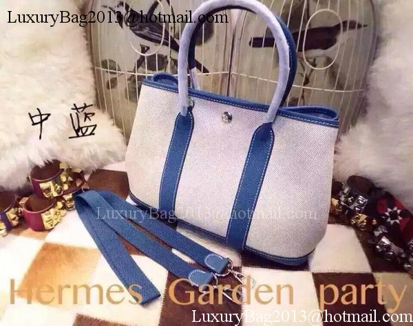 Hermes Garden Party 36cm Tote Bags Canvas HGP1927 SkyBlue Hermes Garden Party 36cm Tote Bags Canvas HGP1927 SkyBlue