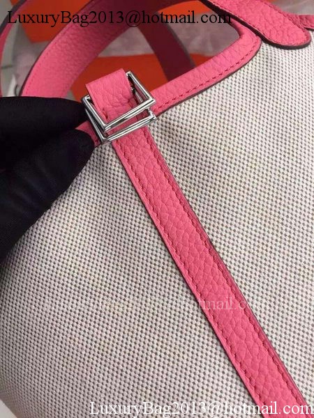 Hermes Picotin Lock 18cm Bag Canvas HPL8618T Pink Hermes Picotin Lock 18cm Bag Canvas HPL8618T Pink