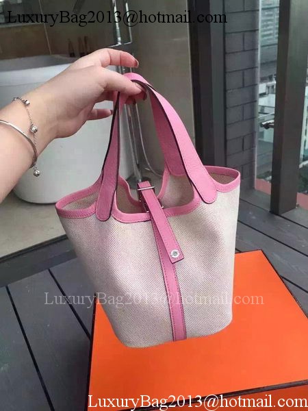 Hermes Picotin Lock 18cm Bag Canvas HPL8618T Sakura Hermes Picotin Lock 18cm Bag Canvas HPL8618T Sakura